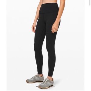 Lululemon black align leggings in black